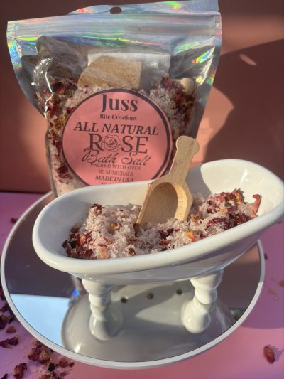 Natural Rose Bath and Foot Salt